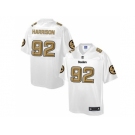 Nike Pittsburgh Steelers #92 James Harrison White Men's NFL Pro Line Fashion Game Jersey