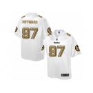 Nike Pittsburgh Steelers #97 Cameron Heyward White Men's NFL Pro Line Fashion Game Jersey