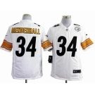 nike nfl jerseys pittsburgh steelers #34 mendenhall white[game]