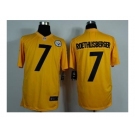 nike nfl jerseys pittsburgh steelers #7 roethlisberger yellow[game]