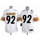 nike nfl jerseys pittsburgh steelers #92 harrison white[game]