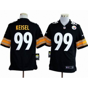nike nfl jerseys pittsburgh steelers #99 keisel black[game]