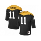 Men's Mitchell and Ness Pittsburgh Steelers #11 Justin Hunter Elite Black 1967 Home Throwback NFL Jersey