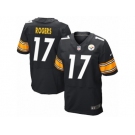 Men's Nike Pittsburgh Steelers #17 Eli Rogers Elite Black Team Color NFL Jersey