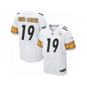 Men's Nike Pittsburgh Steelers #19 JuJu Smith-Schuster Elite White NFL Jersey