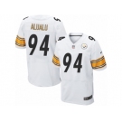 Men's Nike Pittsburgh Steelers #94 Tyson Alualu Elite White NFL Jersey