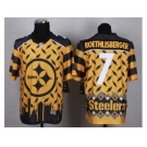 Nike Pittsburgh Steelers #7 Ben Roethlisberger Jerseys[Style Noble Fashion Elite]