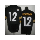 nike nfl jerseys pittsburgh steelers #12 bradshaw black[Elite]