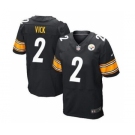 nike nfl jerseys pittsburgh steelers #2 vick black[Elite]