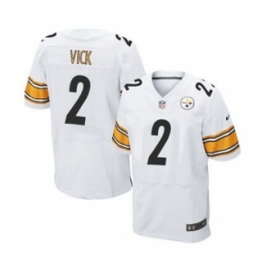 nike nfl jerseys pittsburgh steelers #2 vick white[Elite]