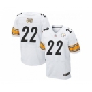 nike nfl jerseys pittsburgh steelers #22 william gay white(Elite)