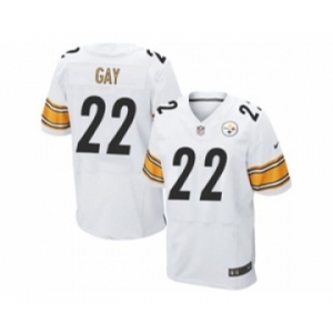 nike nfl jerseys pittsburgh steelers #22 william gay white(Elite)