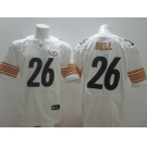 nike nfl jerseys pittsburgh steelers #26 bell white[Elite]