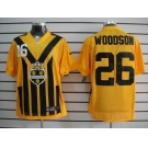 nike nfl jerseys pittsburgh steelers #26 woodson throwback yellow-black 1933