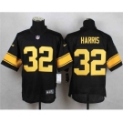 nike nfl jerseys pittsburgh steelers #32 franco harris black[Elite][number golden]