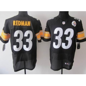 nike nfl jerseys pittsburgh steelers #33 redman black[Elite]