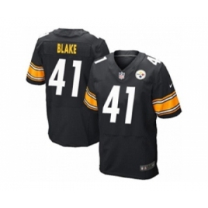 nike nfl jerseys pittsburgh steelers #41 antwon blake black[Elite]