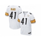 nike nfl jerseys pittsburgh steelers #41 antwon blake white[Elite]