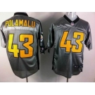 nike nfl jerseys pittsburgh steelers #43 polamalu grey[Elite shadow]