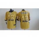 nike nfl jerseys pittsburgh steelers #43 troy polamalu gold[Elite drift fashion]