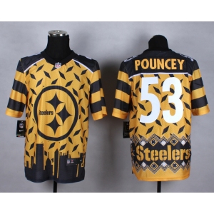 nike nfl jerseys pittsburgh steelers #53 pouncey [Elite Style Noble Fashion]