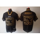 nike nfl jerseys pittsburgh steelers #53 pouncey black[Elite lights out]