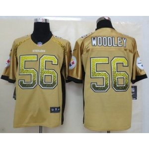 nike nfl jerseys pittsburgh steelers #56 laMarr woodley gold[Elite drift fashion]