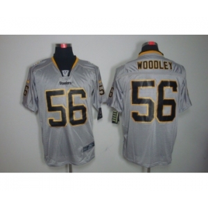 nike nfl jerseys pittsburgh steelers #56 woodley grey[Elite lights out]
