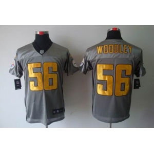 nike nfl jerseys pittsburgh steelers #56 woodley grey[Elite shadow]