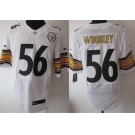 nike nfl jerseys pittsburgh steelers #56 woodley white[Elite]