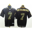 nike nfl jerseys pittsburgh steelers #7 roethlisberger black[Elite Camo Fashion]