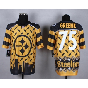 nike nfl jerseys pittsburgh steelers #75 greene [Elite Style Noble Fashion]