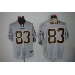 nike nfl jerseys pittsburgh steelers #83 miller grey[Elite lights out]