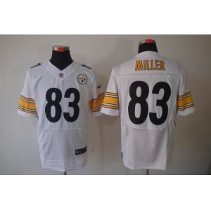 nike nfl jerseys pittsburgh steelers #83 miller white[Elite]