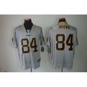 nike nfl jerseys pittsburgh steelers #84 brown grey[Elite lights out]