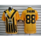 nike nfl jerseys pittsburgh steelers #88 swann throwback yellow-black 1933