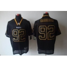 nike nfl jerseys pittsburgh steelers #92 harrison black[Elite lights out]