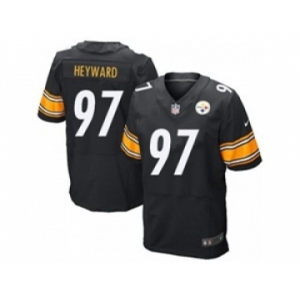 nike nfl jerseys pittsburgh steelers #97 heyward black[Elite]