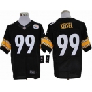 nike nfl jerseys pittsburgh steelers #99 keisel black[elite]