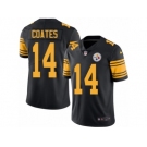 Men Nike Pittsburgh Steelers #14 Sammie Coates Black Color Rush Limited Jersey