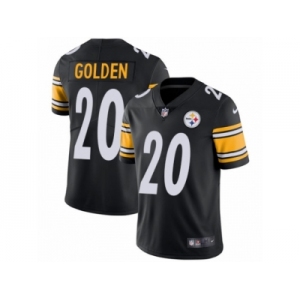 Men Nike Pittsburgh Steelers #20 Robert Golden Black Team Color Vapor Untouchable Limited Player NFL Jersey