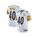 Men Nike Pittsburgh Steelers #40 Mike Hilton White Vapor Untouchable Limited Player NFL Jersey