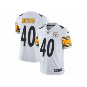 Men Nike Pittsburgh Steelers #40 Mike Hilton White Vapor Untouchable Limited Player NFL Jersey