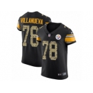 Men Nike Pittsburgh Steelers #78 Alejandro Villanueva Black Camo Vapor Untouchable Elite Player NFL Jersey