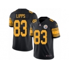 Men Nike Pittsburgh Steelers #83 Louis Lipps Black Color Rush Limited Jersey