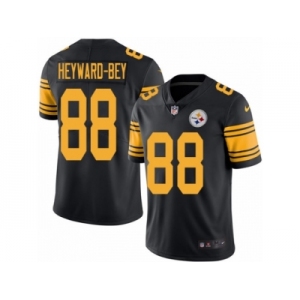 Men Nike Pittsburgh Steelers #88 Darrius Heyward Black Color Rush Limited Jersey