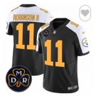 Men Pittsburgh Steelers #11 Allen Robinson II Black F U S E DMR Patch Untouchable Limited Stitched Football Jersey