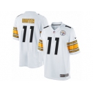 Men's Nike Pittsburgh Steelers #11 Justin Hunter Limited White NFL Jersey