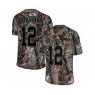 Men's Nike Pittsburgh Steelers #12 Terry Bradshaw Camo Rush Realtree Limited NFL Jersey