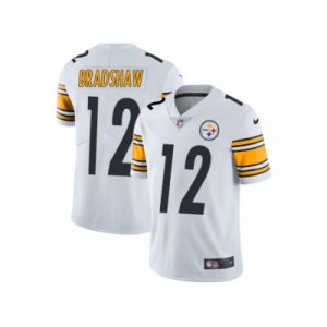 Men's Nike Pittsburgh Steelers #12 Terry Bradshaw Vapor Untouchable Limited White NFL Jersey